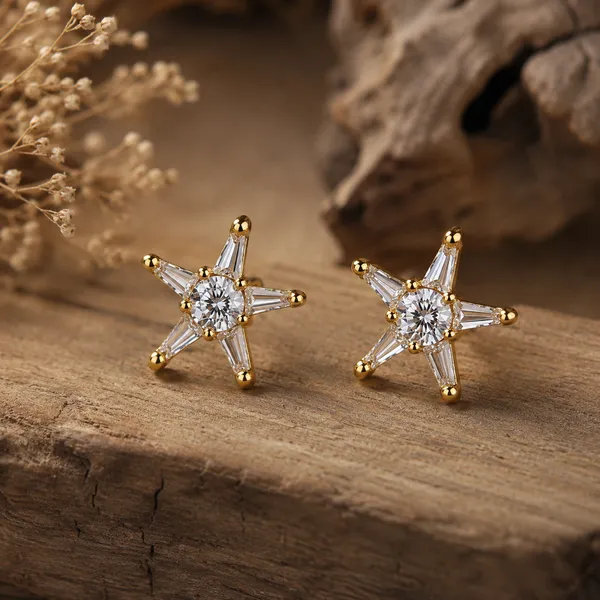 HolAura_22K_Gold_Plated_Stud_Earrings_For_Women