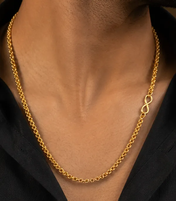HolAura_22_Karat_Gold_Plated_Chain_For_Men