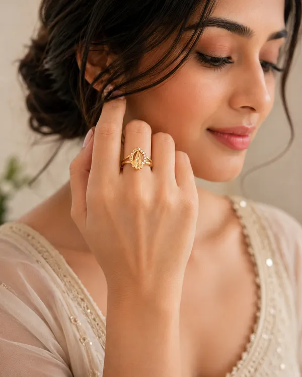 HolAura_22_Karat_Gold_Plated_Ring_For_Women