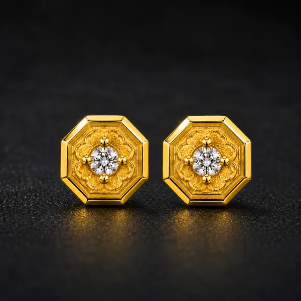 HolAura_22K_Gold_Plated_Stud_Earrings_For_Women