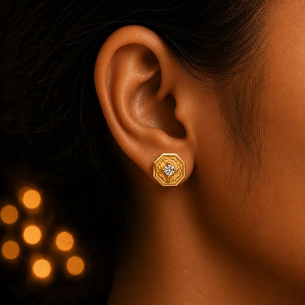 HolAura_22K_Gold_Plated_Stud_Earrings_For_Women