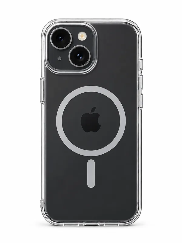 Anti-Yellowing_Transparent_Case_for_iPhone_15_with_MagSafe,_Shockproof_Cover,_Reinforced_Corners,_Slim_Fit_Protective_Case