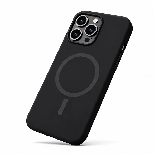 Black_Pc_Magnetic_Ring_Phone_Case_For_Iphone_15_Pro_Max