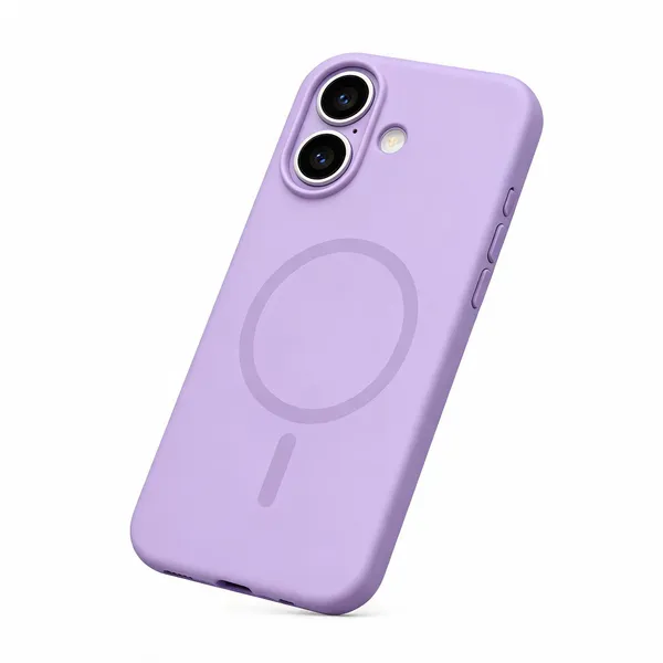 Lilac_Tpu_Magnetic_Ring_Phone_Case_For_Iphone_17