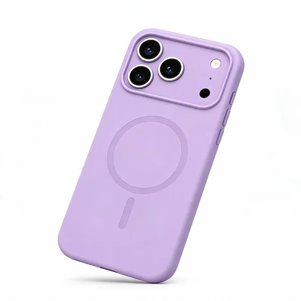 Lavender_Tpu_Magnetic_Ring_Phone_Case_For_Iphone_17_Pro