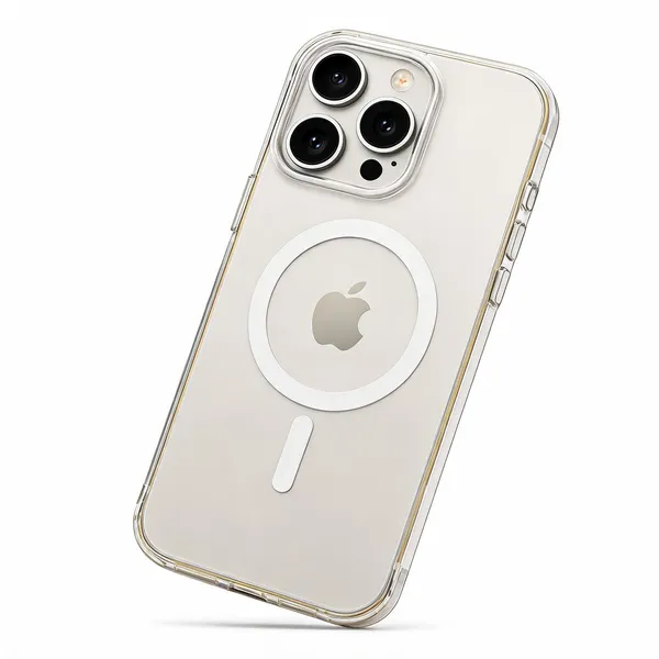 Clear_Tpu_Magnetic_Ring_Phone_Case_For_Iphone_15_Pro_Max