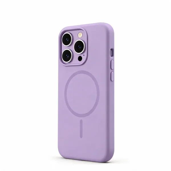 Lavender_Tpu_Magnetic_Ring_Phone_Case_For_Iphone_15_Pro