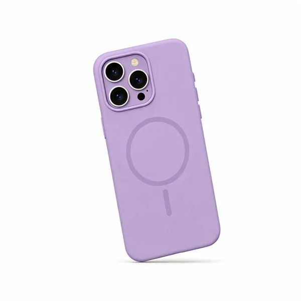Lavender_Tpu_Magnetic_Ring_Phone_Case_For_Iphone_15_Pro_Max