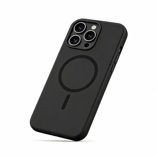 Black_Pc_Magnetic_Ring_Phone_Case_For_Iphone_16_Pro