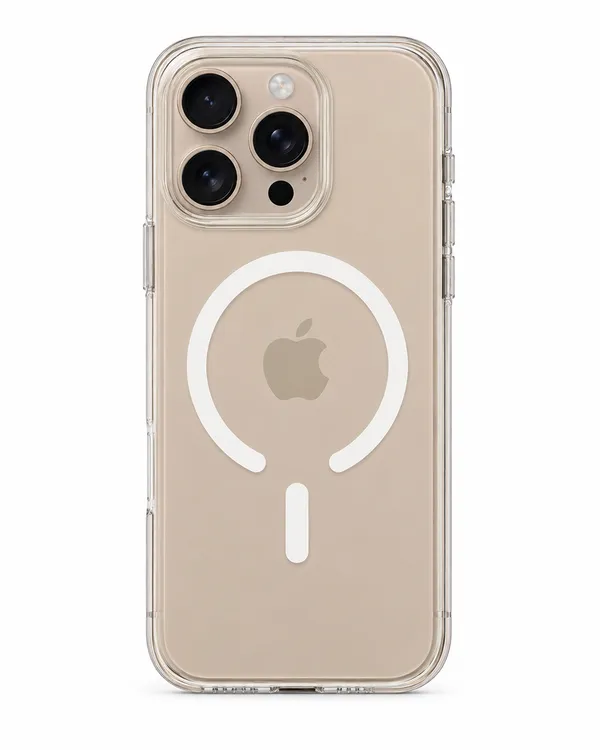 Anti-Yellowing_Transparent_Case_for_iPhone_16_Pro_Max_with_MagSafe,_Shockproof_Cover,_Reinforced_Corners,_Slim_Fit_Protective_Case