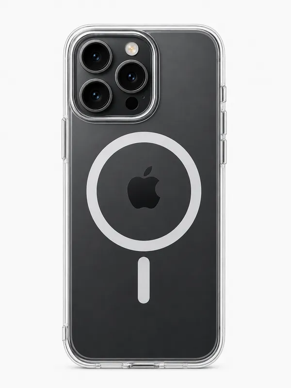 Anti-Yellowing_Transparent_Case_for_iPhone_15_Pro_with_MagSafe,_Shockproof_Cover,_Reinforced_Corners,_Slim_Fit_Protective_Case