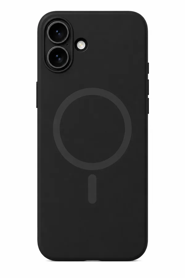 iPhone_17_Silicone_Case_with_MagSafe,__Snap_Fit,_Black_Colour,_Soft_Microfiber_Lining,_Anti-Scratch_Shockproof_Protective_Case