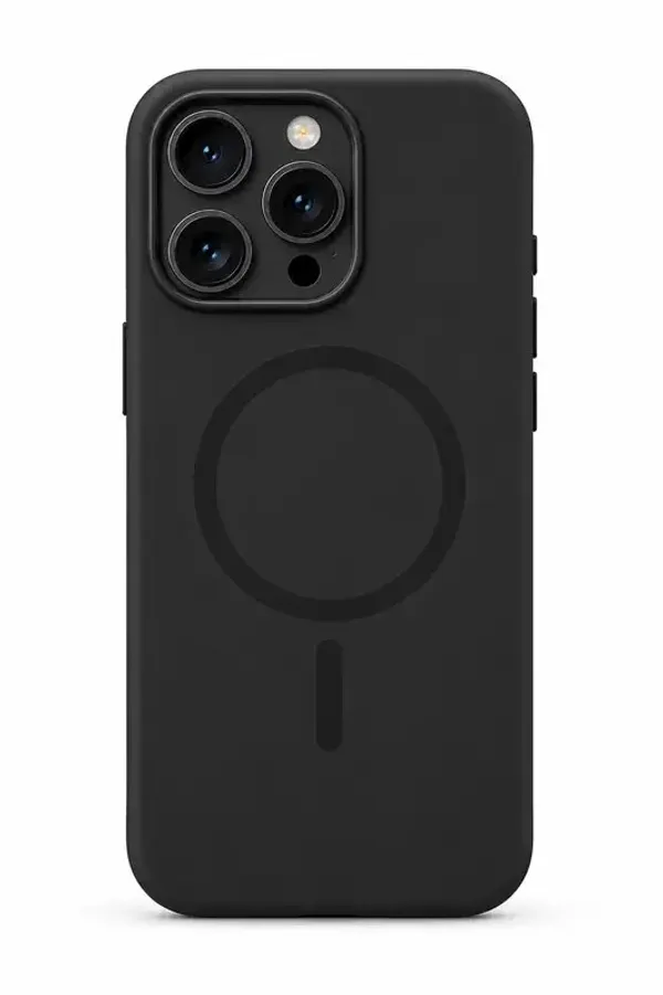 iPhone_16_Pro_Silicone_Case_with_MagSafe,__Snap_Fit,_Black_Colour,_Soft_Microfiber_Lining,_Anti-Scratch_Shockproof_Protective_Case