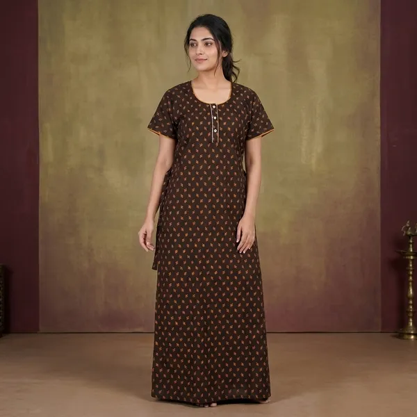 Black_Cotton_Night_Dress_For_Women