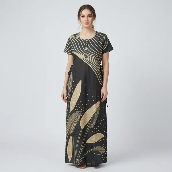 Black_Cotton_Night_Dress_For_Women