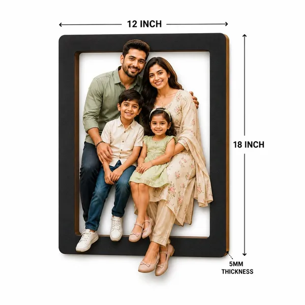 Mdf_Modern_Family_Portrait_Photo_Frame_12X18_Inch