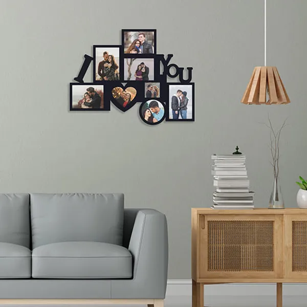 Mdf_Love_Theme_Heart_Print_Photo_Collage_Frame