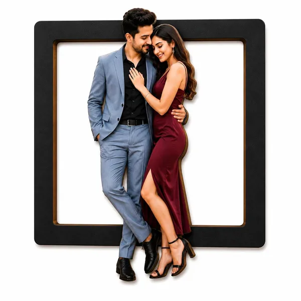 Mdf_Modern_Couple_Motif_3D_Wall_Art_Frame