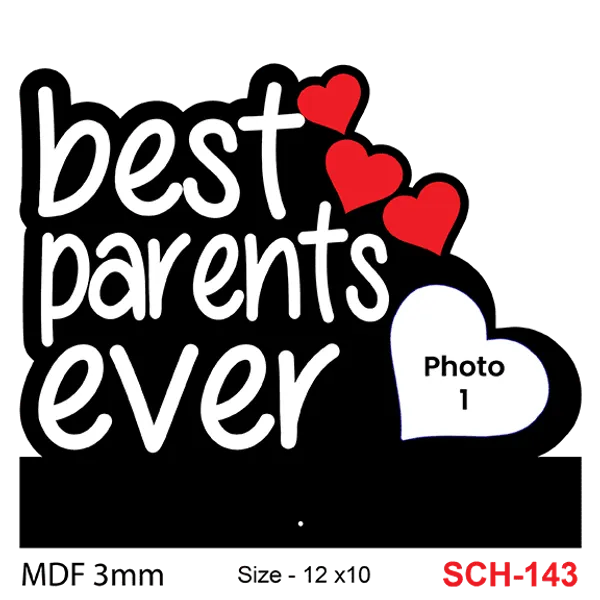 Wood_Black_Best_Parents_Ever_Heart_Photo_Frame
