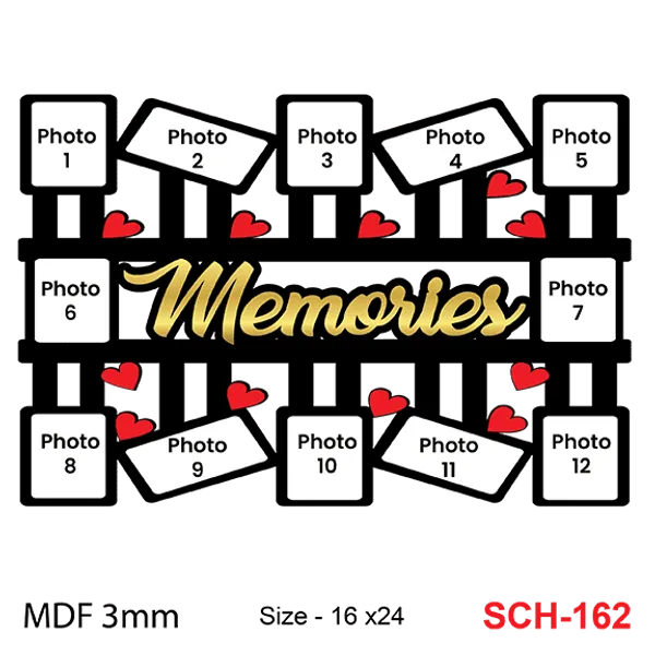 Mdf_Black_Gold_Memories_Multi-Photo_Collage_Wall_Frame