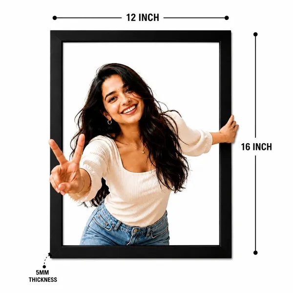 Mdf_Black_Minimalist_12X16_Inch_Photo_Frame