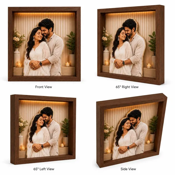 Mdf_Romantic_Couple_Floral_3D_Shadow_Box_Photo_Frame