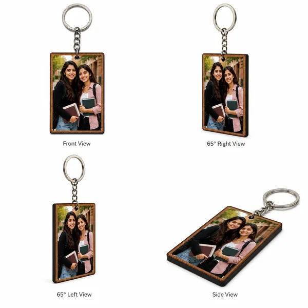 Brown_Metal_Rectangular_Photo_Frame_Keychain