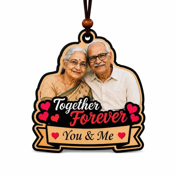 Mdf_Together_Forever_Couple_Hanging_Photo_Plaque