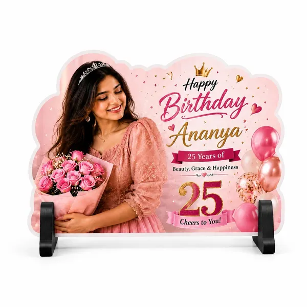 Mdf_Pink_Birthday_Personalised_Tabletop_Standee