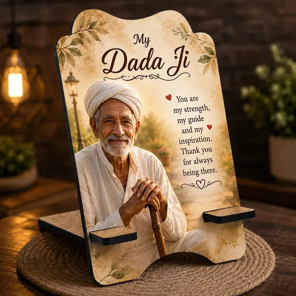Mdf_Floral_Dada_Ji_Printed_Tabletop_Photo_Frame
