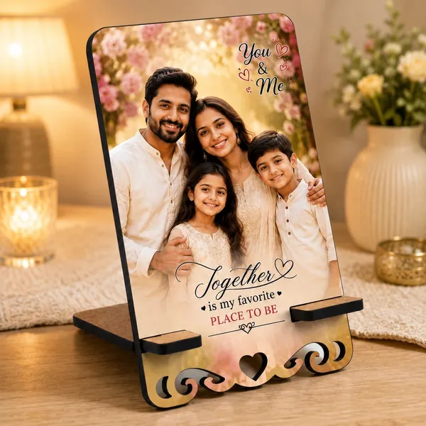 Wood_Decorative_Floral_Family_Tabletop_Photo_Frame