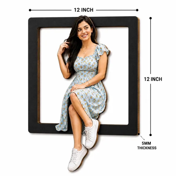 Black_Contemporary_3D_Photo_Frame_12_Inch