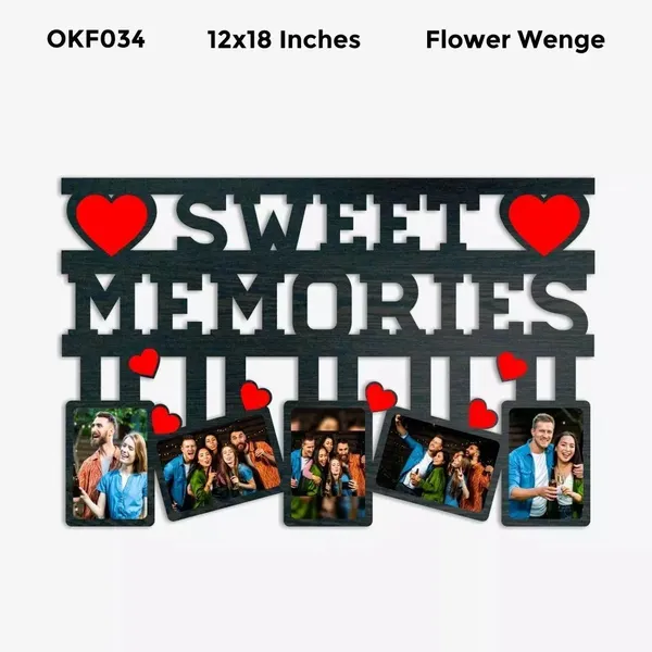 Wooden_Wenge_Sweet_Memories_Multi_Photo_Collage_Frame