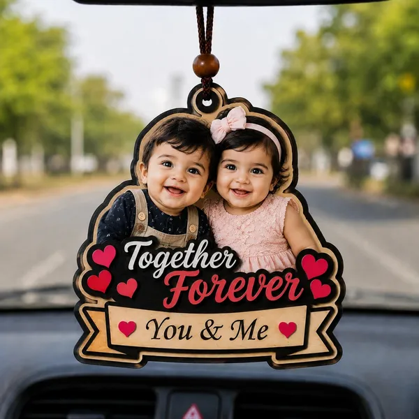 Mdf_Together_Forever_Children_Print_Hanging_Photo_Plaque