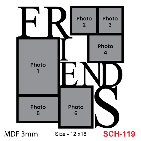 Mdf_Modern_Collage_Friends_Photo_Wall_Frame
