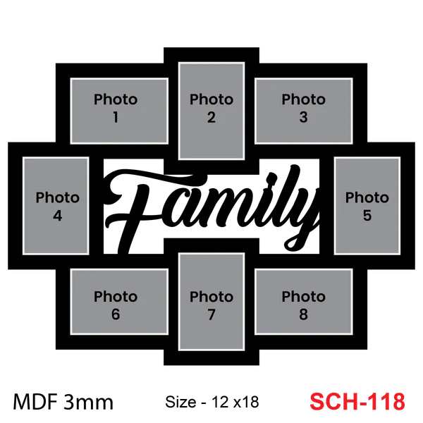 Mdf_Modern_Collage_Family_Photo_Wall_Frame