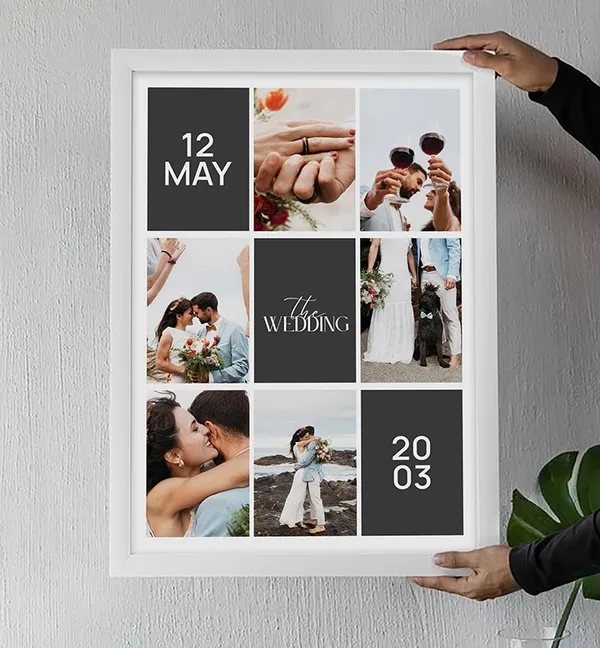 Wood_Modern_Wedding_Date_Collage_Photo_Frame
