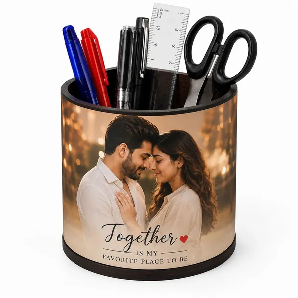 Couple_Photo_Pen_Stand