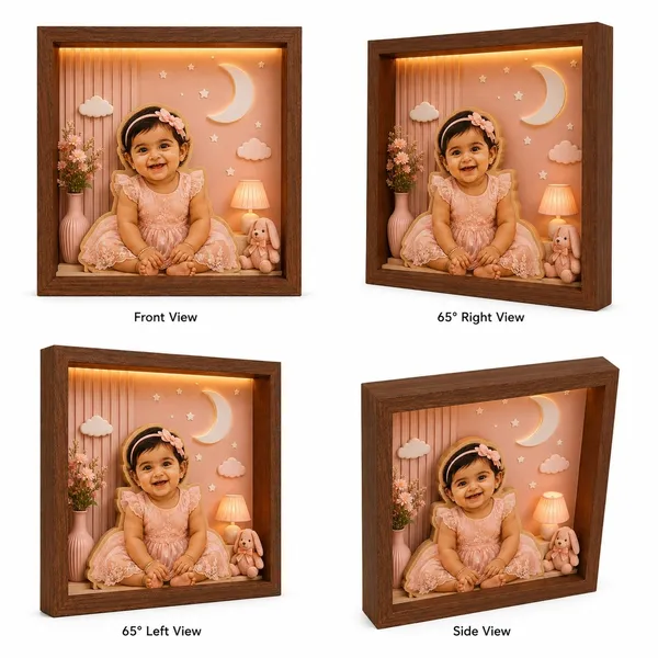 Wood_Nursery_Baby_Girl_3D_LED_Shadow_Box_Frame
