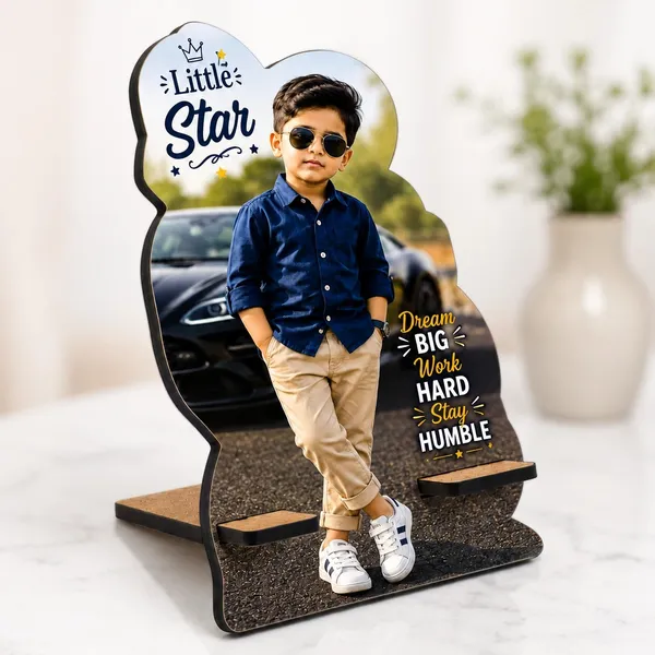 Mdf_Multicolor_Little_Star_Kids_Photo_Standee