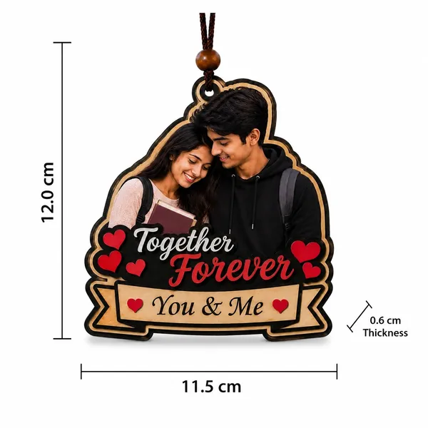 Mdf_Together_Forever_Couple_Print_Hanging_Ornament