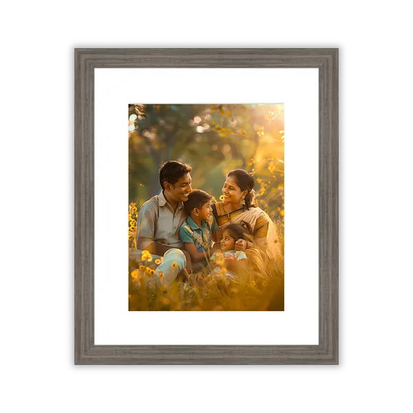 Wood_Grey-Brown_Classic_Family_Photo_Frame