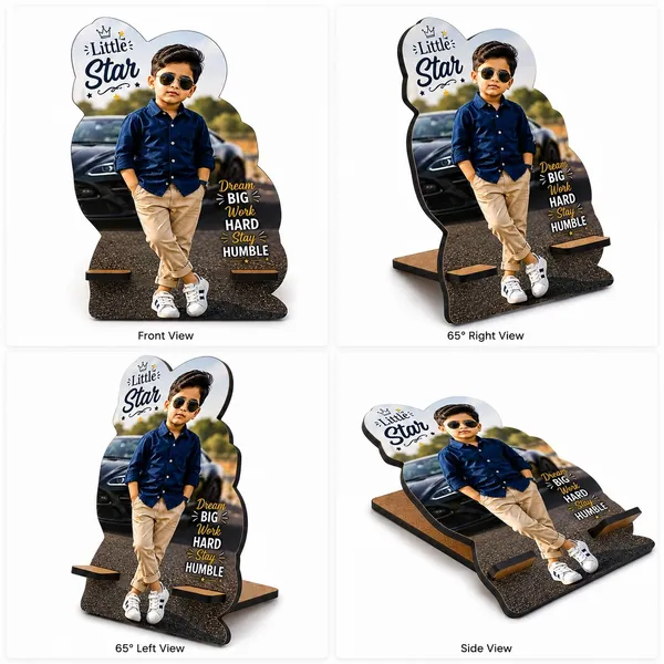 Mdf_Multicolor_Little_Star_Kids_Photo_Standee