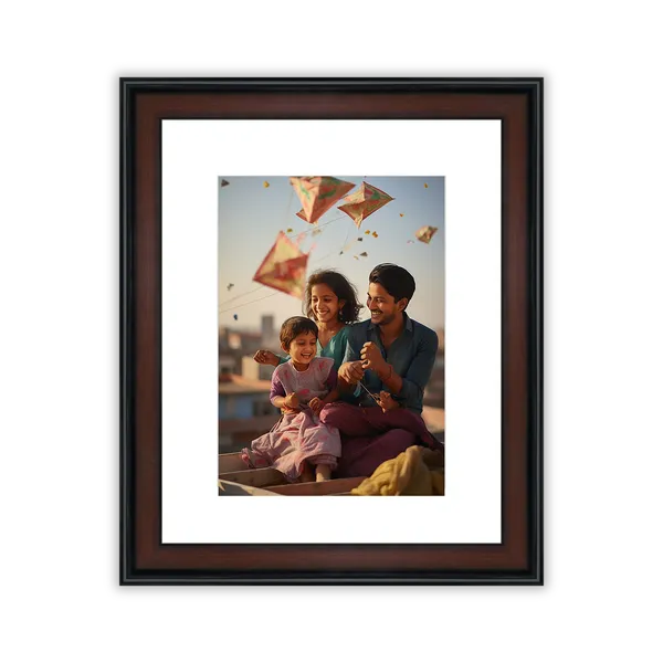 Wood_Dark_Brown_White-Mat_Family_Portrait_Photo_Frame