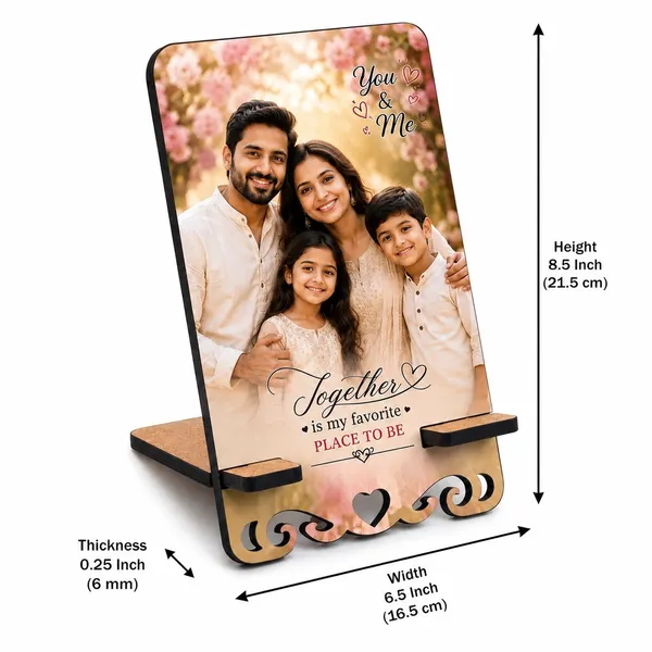 Wood_Decorative_Floral_Family_Tabletop_Photo_Frame