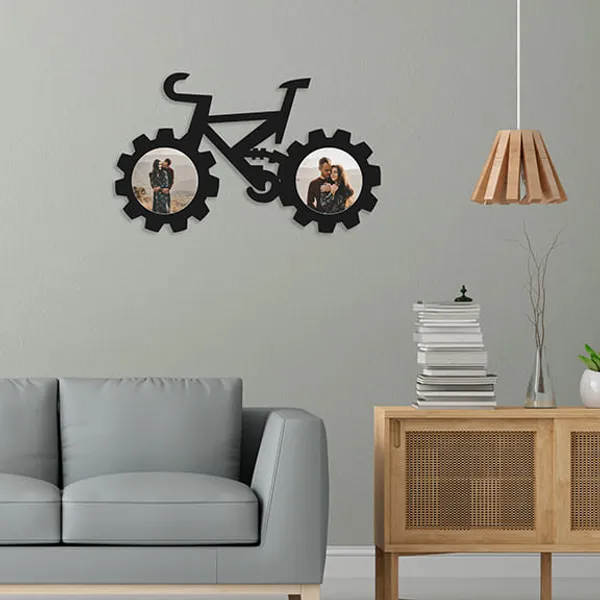 Mdf_Dual_Round_Photo_Display_Frame_Black