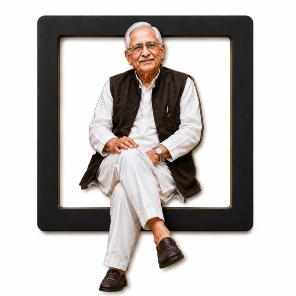 Mdf_Black_3D_Portrait_Cutout_Shadow_Wall_Decor_Frame