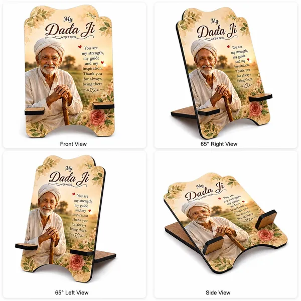 Mdf_Floral_Dada_Ji_Printed_Tabletop_Photo_Frame