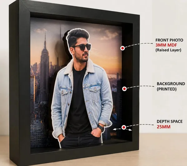 Mdf_Black_Deep_Set_Shadow_Box_3D_Portrait_Photo_Frame
