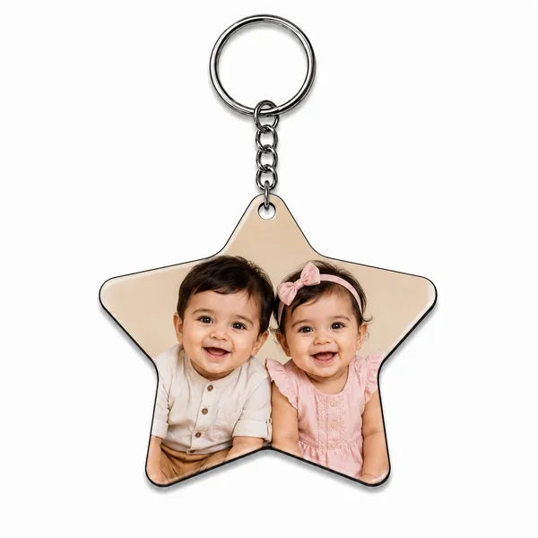 Acrylic_Star_Shape_Personalised_Photo_Keychain